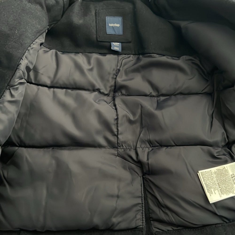 Baby Gap navy peacoat size 2T / winter coat - Picture 6 of 6